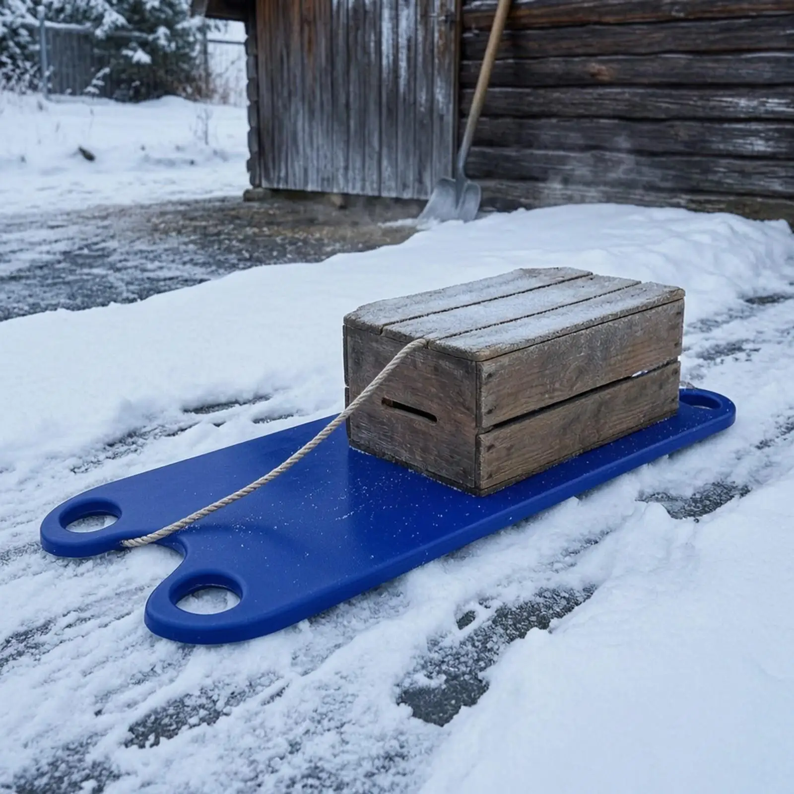 Multipurpose Snow Sled Tow Rope Sliding Mat for Kids Adults Foldable Design for Snowy Hill Sledding Winter Outdoor Sport