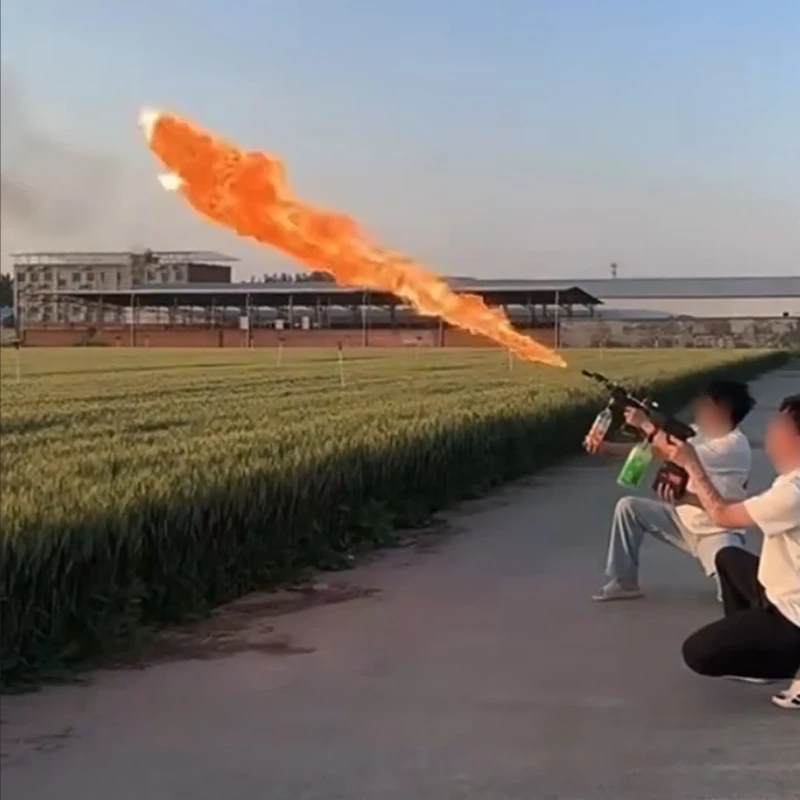 Super sized flame thrower propane backpack flame thrower for high-temperature weeding and wasp nest removal 5kg