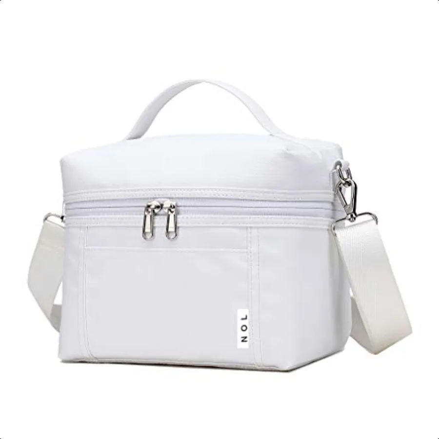 

Insulated Lunch Bags for Women Cooler Bag Lightweight Nylon Waterproof Lunch Box For Work