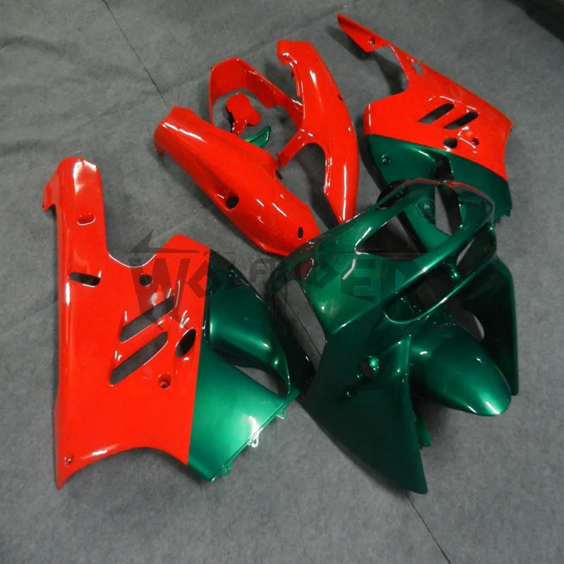 Full fairing kits  for ZX-9R 1994 1995 1996 1997 red green ZX9R 94 95 96 97 ABS plastic bodywork kit motorcycle fairings