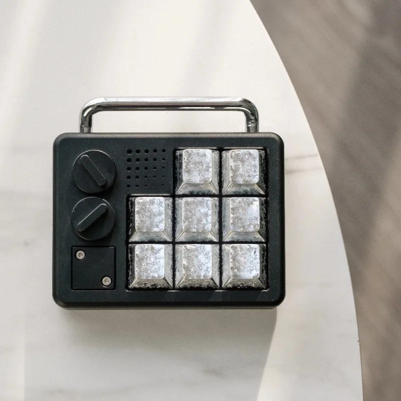Keycap Kristal Es Asli Profil Ceri PBT Sederhana 1/16 Tombol Keycap Pengrajin Kustom untuk Hadiah Aksesori Keyboard Mekanis
