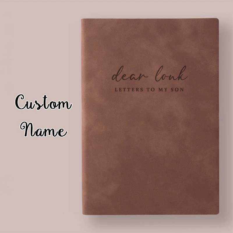 

Letters To My Son Notebook Dear Son Journal Personalized Name Notebook Custom Gift Memory Keepsake Son Birthday Gift Name Text