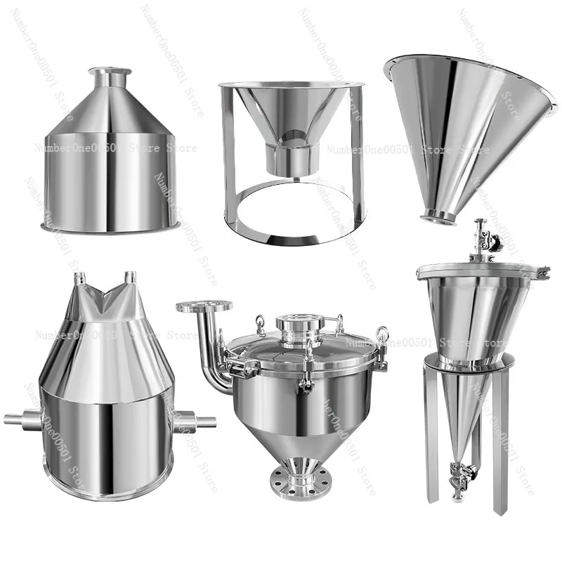 

Thick Stainless Steel Funnel Large Diameter Nonstandard Custom for Food Filling Machine Paste Liquid Hopper