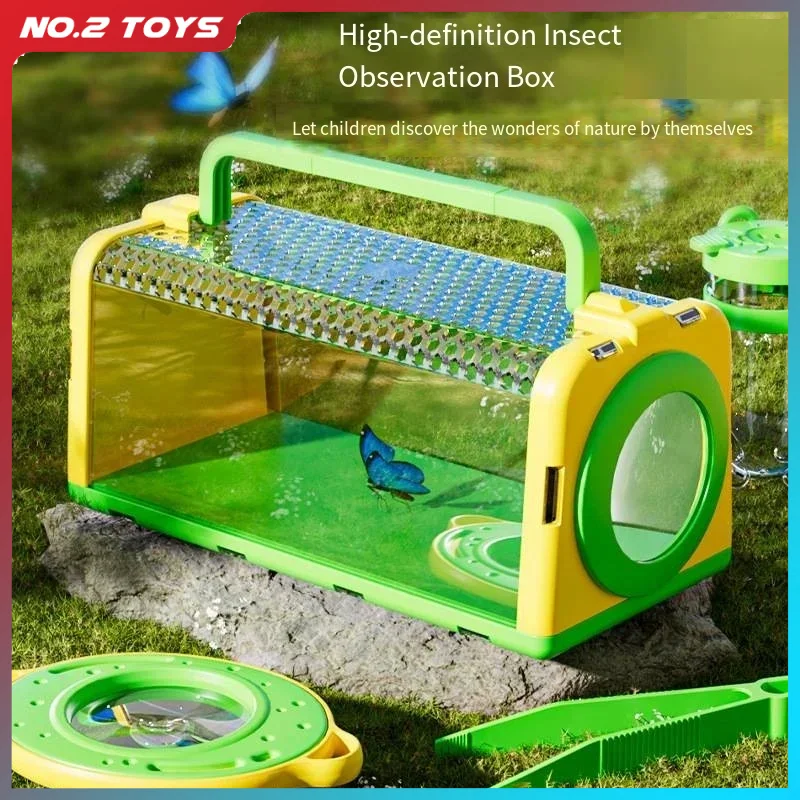 

Детская уличная клетка для захвата насекомых, коробка для наблюдения, игрушка для захвата насекомых, набор для ловли насекомых, приключенческая игрушка для раннего образования ребенка