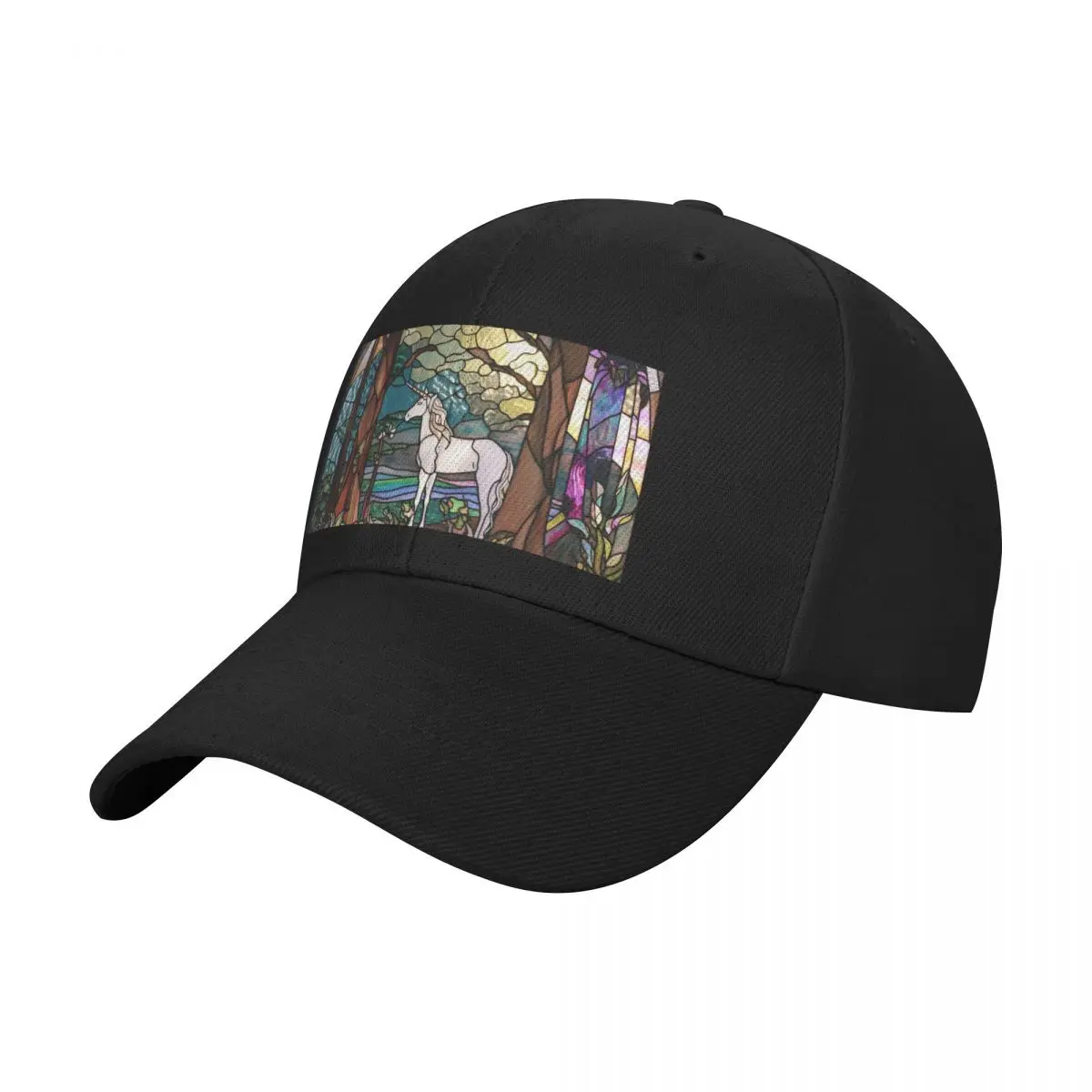 Stained Glass Unicorn Baseball Cap New In The Hat foam party Hat Caps Male Women's