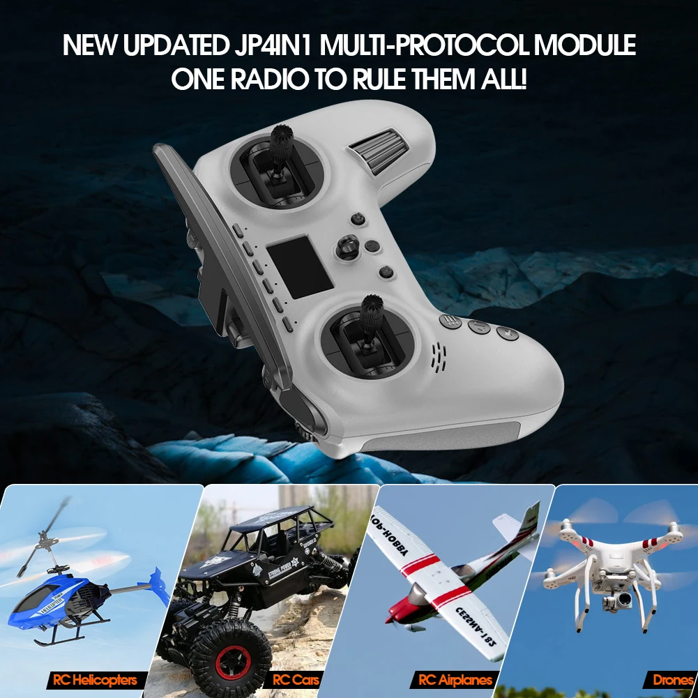 Jumper T-Pro ELRS 1000mW 30dBm JP4IN1 ELRS ExpressLRS Radio Control for Hall Gimbals Drones Airplane Multi-Protocol Frsky Flysky