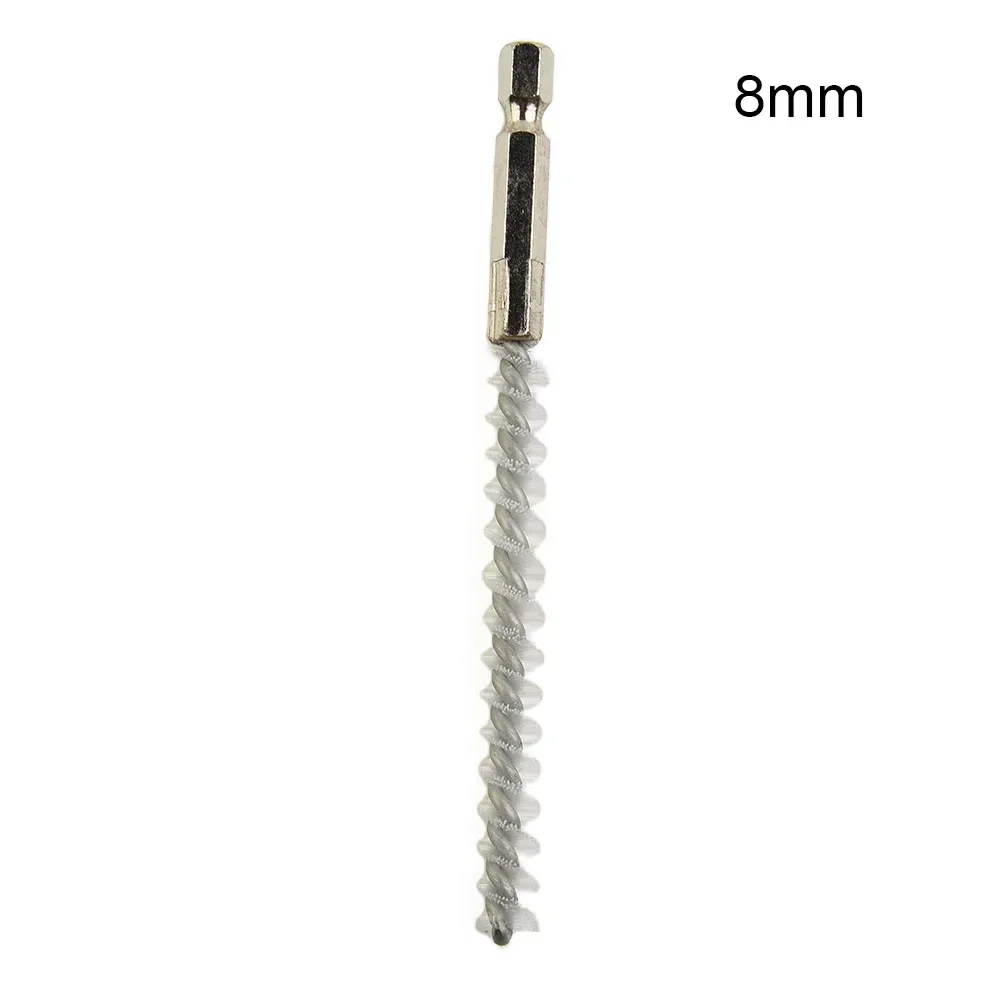 

Wire Brush Tube Drill Brush Wire Duct Brush Nylon Brush Polished Deburring Washing Polishing Tool 8 19mm Machinery Cleaning