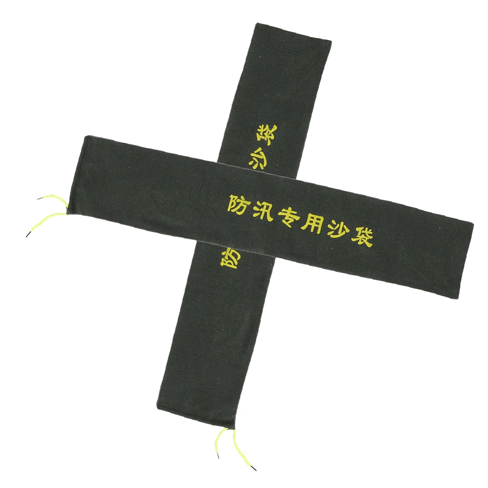 

2pcs Flood Control Sandbags Thick Canvas Heavy Duty Large Capacity Reusable Outdoor Anti Flood Empty for Flooding