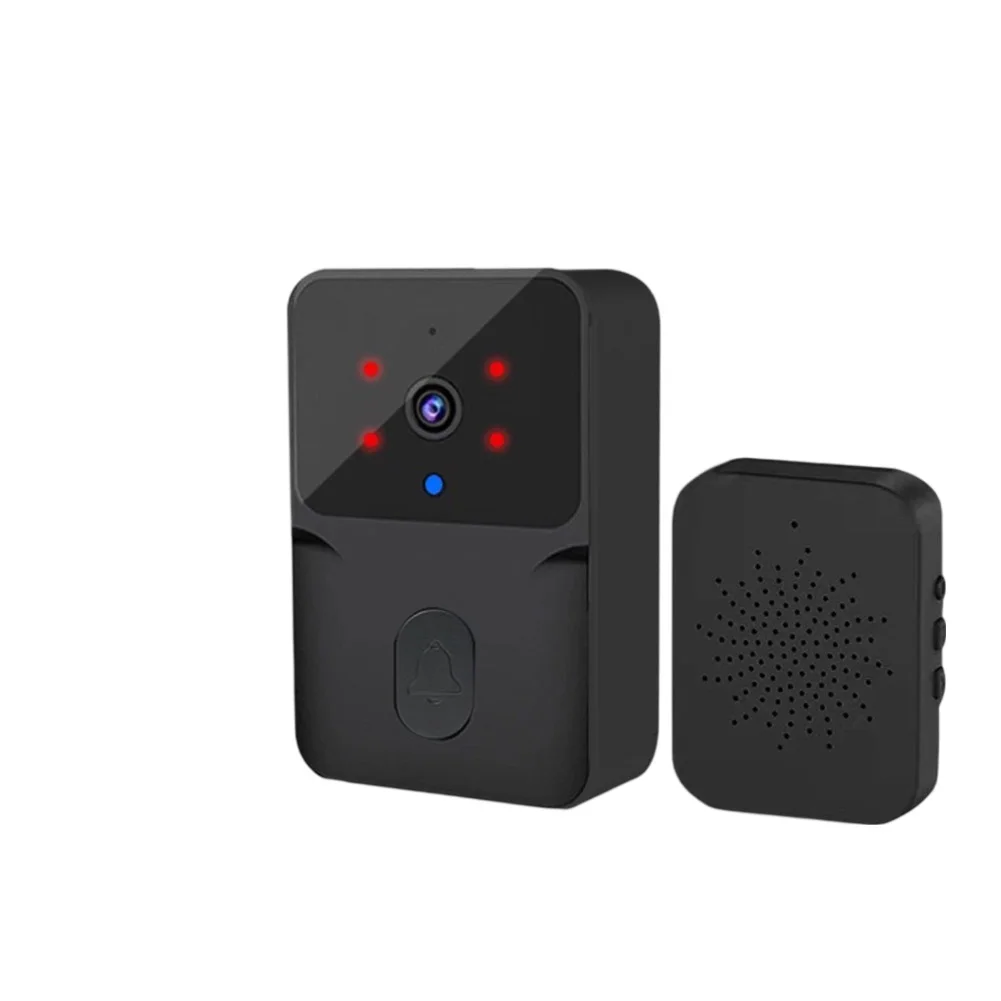 

For KEMENT Remote Video Doorbell Smart Video Doorbell Home Security System 80*53*30mm approx. HD Wireless Doorbell Camera