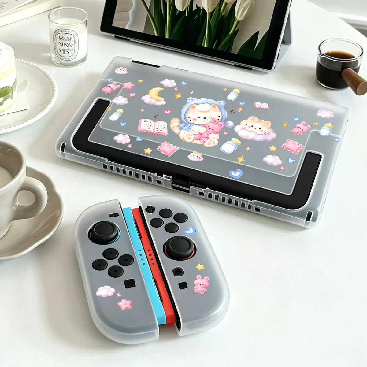 Hard Crystal Acrylic Protective Case Detachable Joy-Con Split-type Housing for Nintendo Switch 2 NS2 Console Dockable Base
