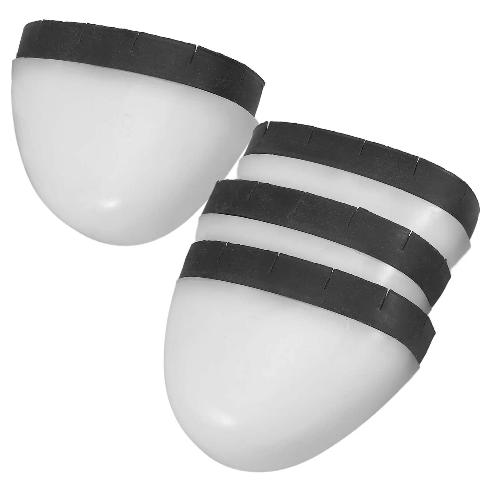 4 Pcs Safety Protectors Shoe Cover Shoe Toe Caps Plastic Rubber Toe Capinsertis Work Shoes Protective Covers For Adults Boots