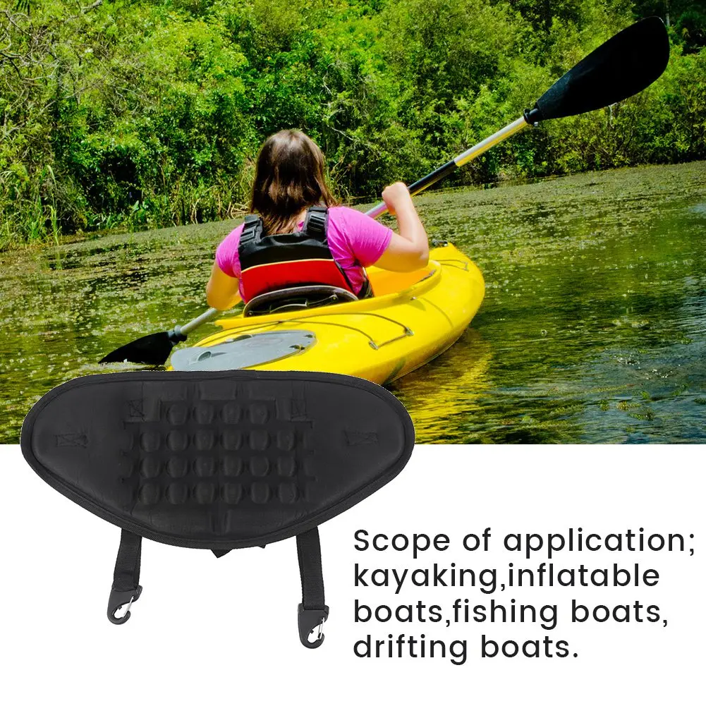 1Pc Adjustable Kayak Cushion Canoe Environmental Protection Seat Back Rest Pad Kayak Soft Thick Back Support Pad