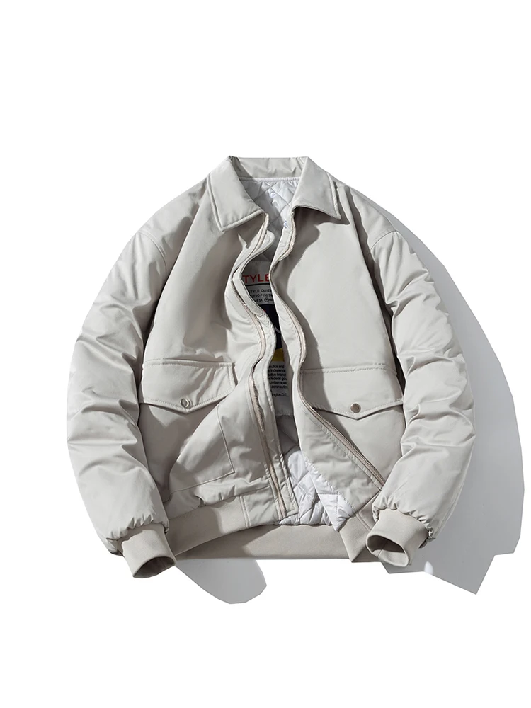 

Thiened Baseball Cotton Jaet for Men And Women Spring Autumn Winter Trendy Brand Loose Pilot Sle American Casual Coat