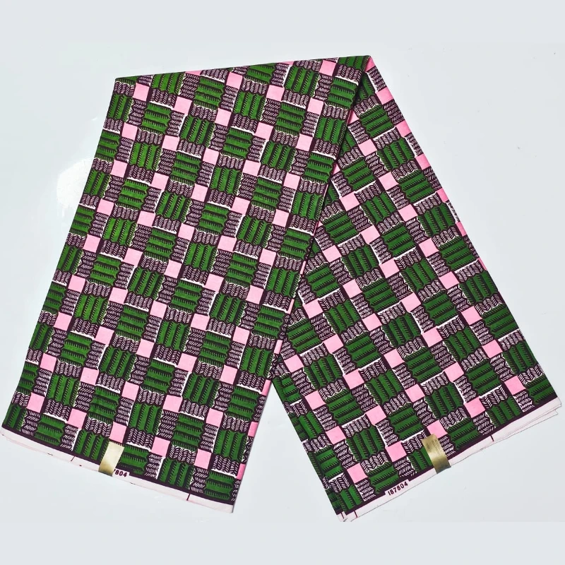 

Holland wax fabrics African style Ghana real wax 100% cotton high quality 6 yards