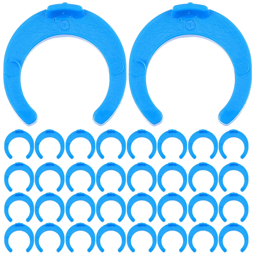 50 Pcs Through Water Purifier Buckle Filter System Clamp Plastic Tube Fittings Part