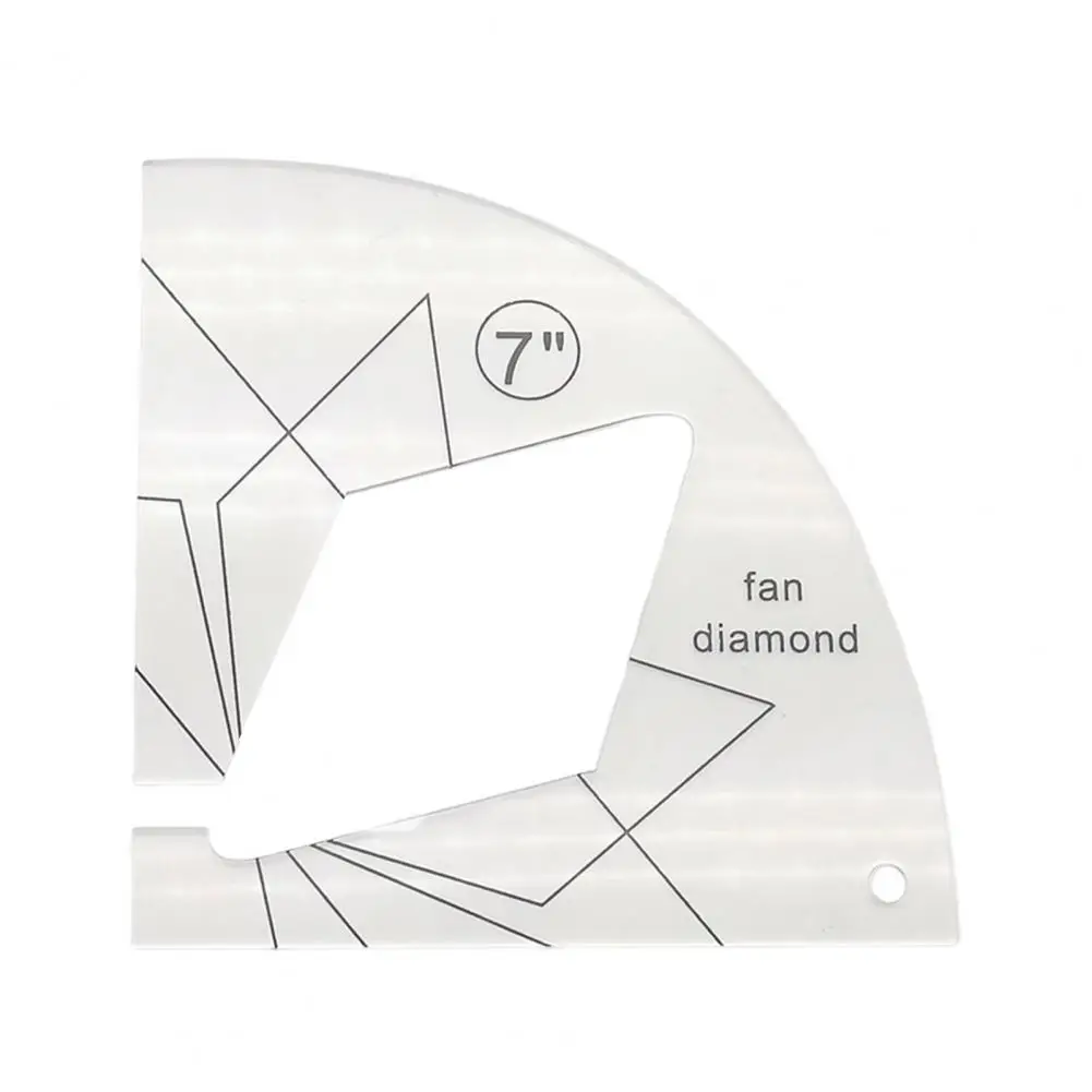 Easy-to-use Quilting Tool Practical Acrylic Quilting Template Free Motion Ruler for Diy Craft Domestic Sewing Machine Enhance