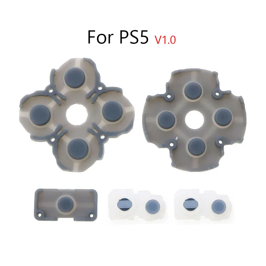 1Set Silicone Conductive Rubber Pads for PS2 PS3 PS4 PS5 Xbox One/360 Controller D-pad Contact Key Buttons for GB GBA GBC