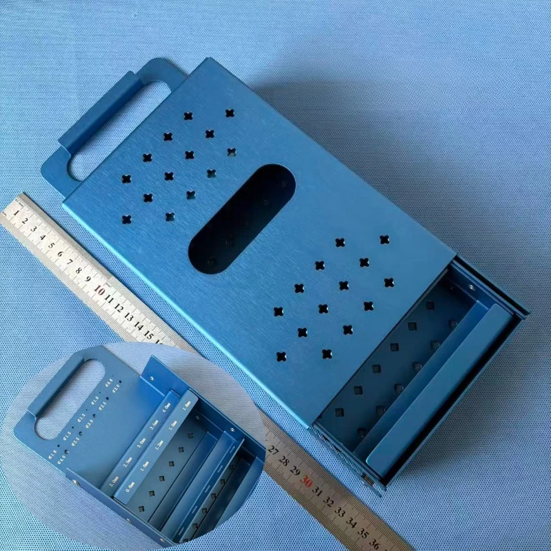 Kirschner Needle Sterilization Box, Threaded Needle High Temperature Pressure Sterilization Box, Steel Needle Placement Box
