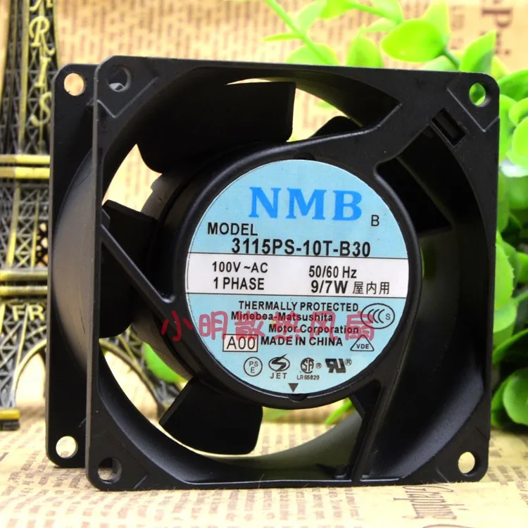 3115PS-10T-B30 100V 9 7W 8038 ALUMINIUM FRAME COOLING FAN