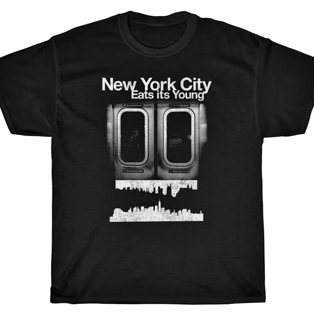 NEW YORK CITY EATS IT'S YOUNG T-Shirt - NYC Crisp How To Make It America  High Quality 100%Cotton Short Sleeve