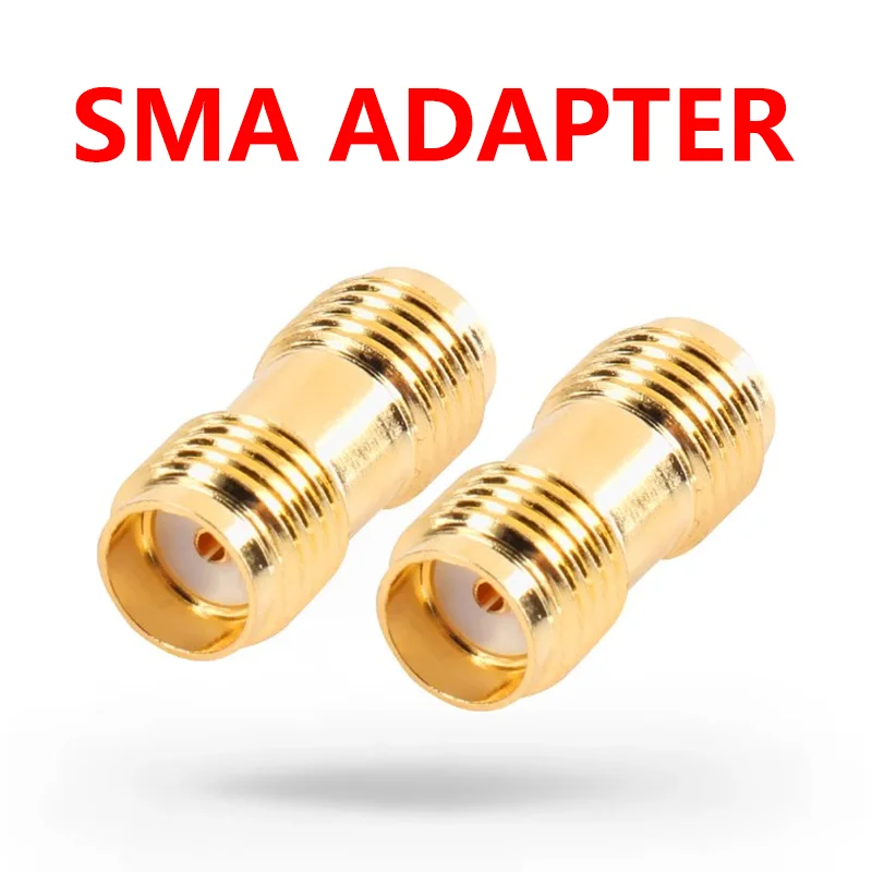 

5/20/100PCS ConnectorAdapter SMA Female Jack to SMA Female Jack RF Coaxial Converter Straight New Brass Wire Terminals