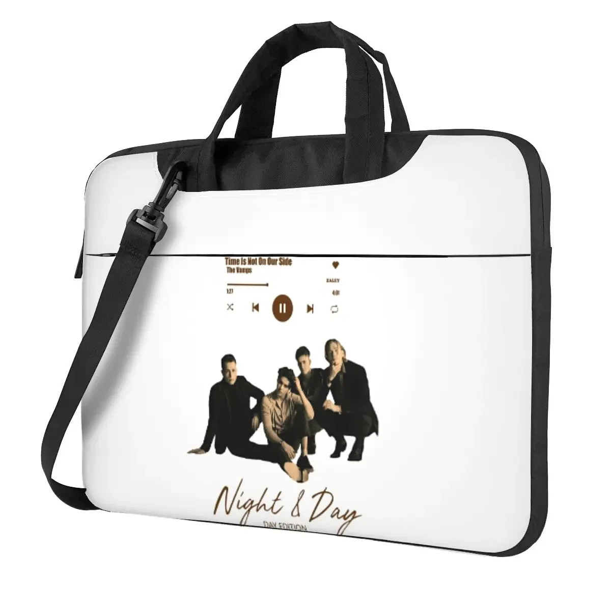 Night And Day The Vamps Crossbody Laptop Bag Case Computer Bag Resistant Protective Notebook Pouch for Macbook Pro Lenovo