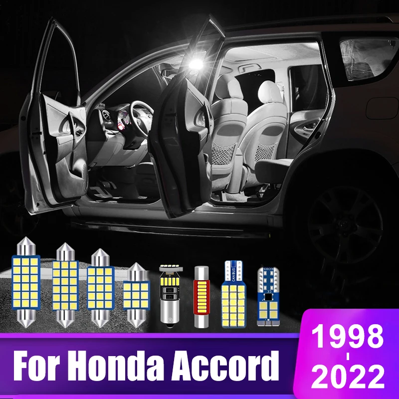 For Honda Accord 6th 7th 8th 9th 10th Gen 1998 -2003 2008 2009 2012 2013 2017 2018 2019 2020 2021 2022 Car LED Light Accessories