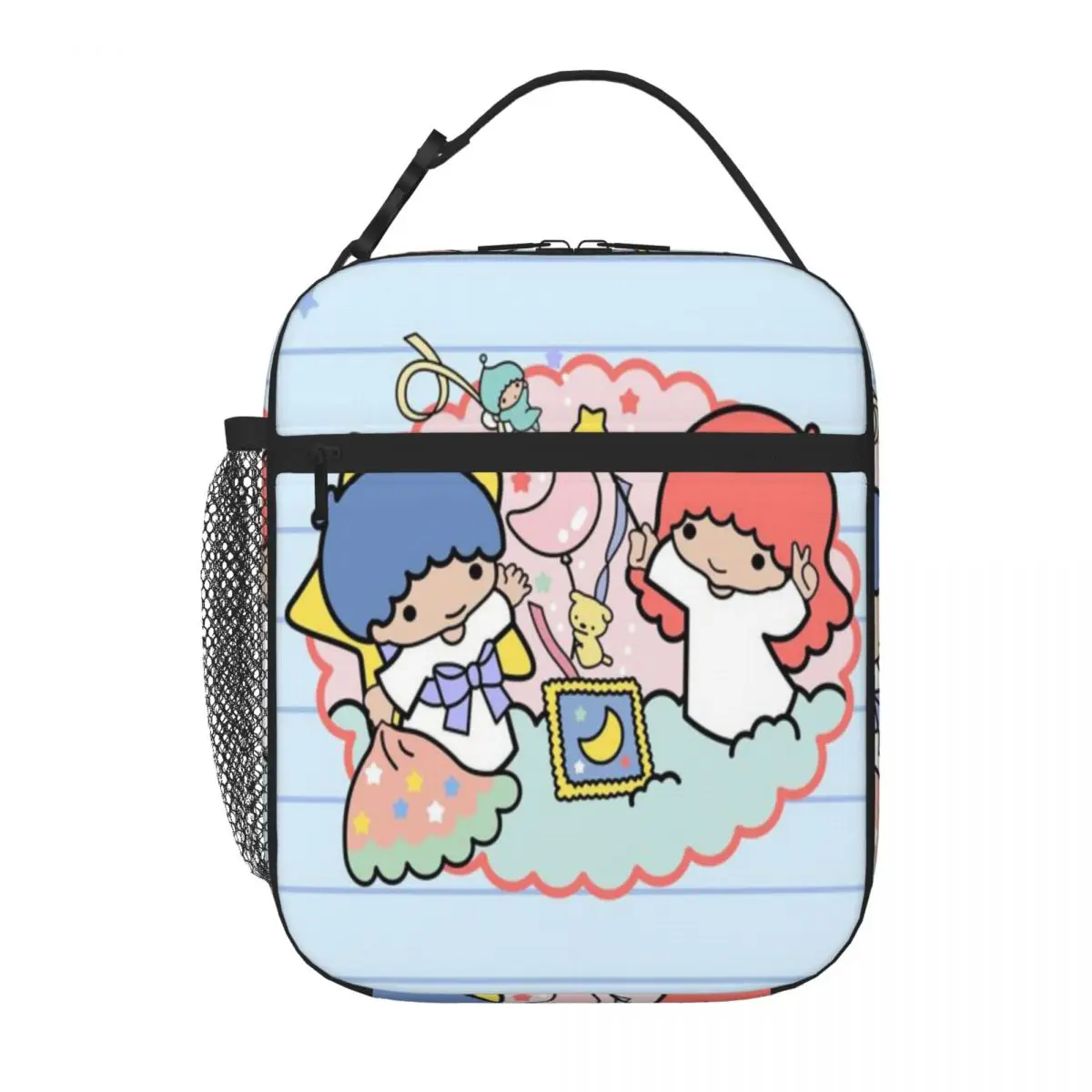 Hot Sale Twin Brothers And Stars Rugged Foldable Lunch Bag Daily Snack Storage Thermal Food Carrier
