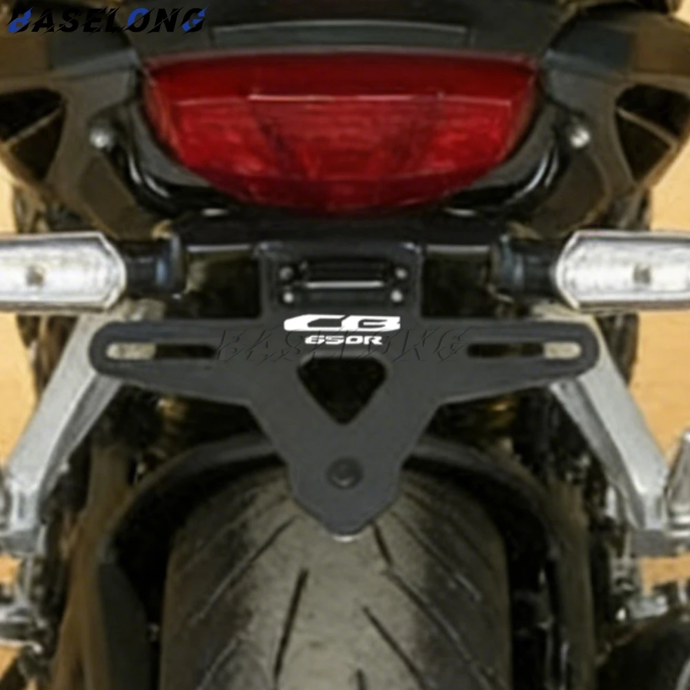 

Motorcycle License Plate Holder Rear Tail Frame Fender Eliminator Bracket Kit For HONDA CBR650R CB650R 2021 - 2023 CBR CB 650R