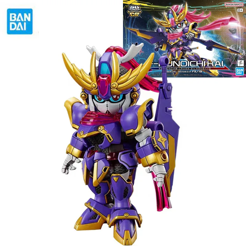 

Bandai Genuine Gundam Model Garage Kit SDCS BB Warrior Series Anime Figure F-KUNOICHIKAI Action Assembly Toy Collection Model