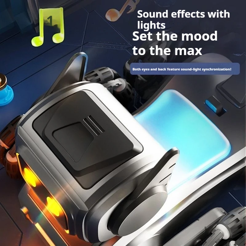 2025 جديد ثمانية عجلات حيلة الميكانيكية الكلب التحكم عن بعد سيارة سوينغ الذراع تسلق الإلكترونية الحيوانات الأليفة روبوت سيارة التحكم عن بعد