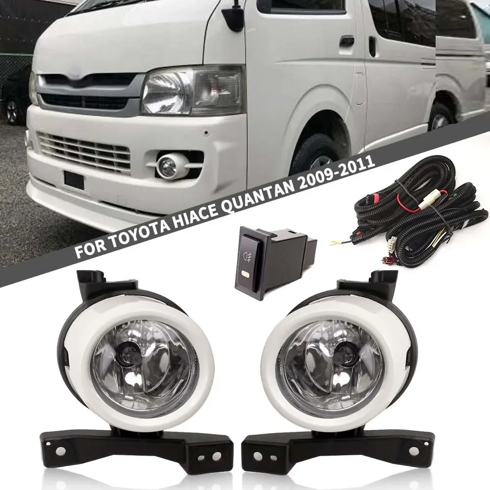 

1 комплект передних противотуманных фар для Toyota Hiace 2009 2010 2011, запасные части для автомобиля