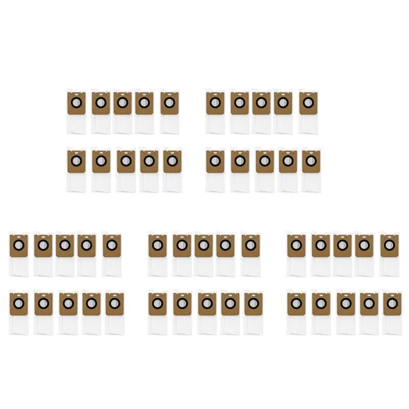 

AT05-50 шт. мешки для сбора пыли для пылесоса Dreame Bot Z10 Pro, запасные части и аксессуары