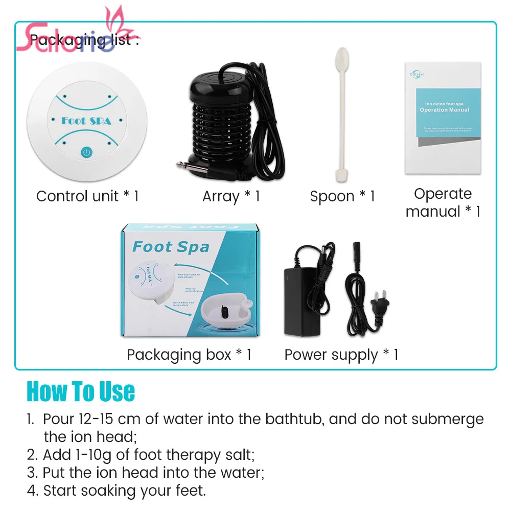 

Ion Foot SPA Detox Machine Cleanse Ionic Detox Foot Bath Aqua Cell Spa Device Footbath Massage Detox Foot Bath Arrays Aqua Spa
