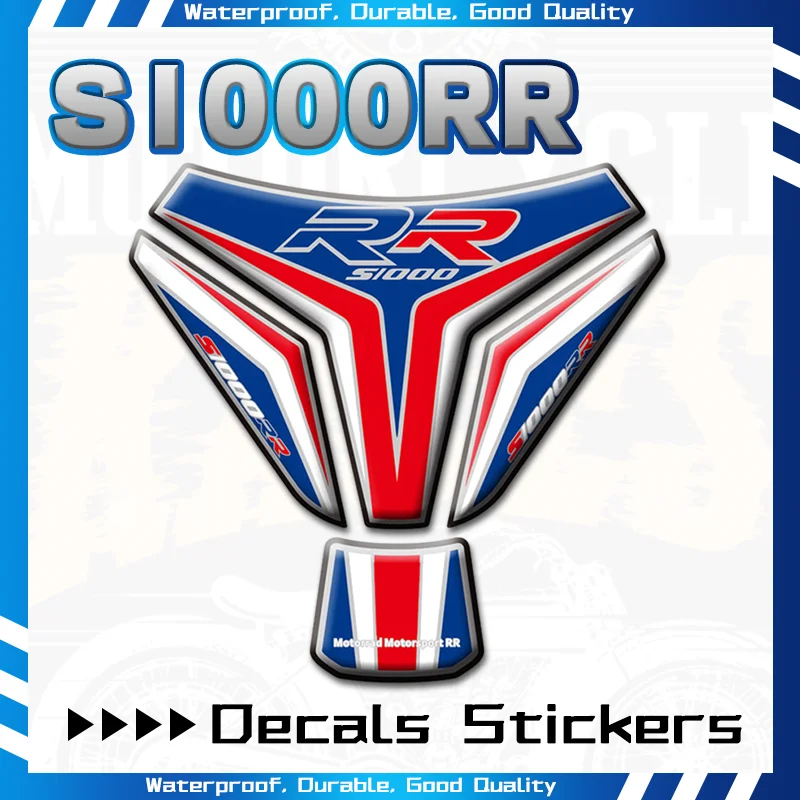 

s1000rr Anti-Scratch Decoraction Decals For BMW S1000RR S 1000RR Fish Bone Fuel Tank Reflective Stickers Motorcycle Accessories