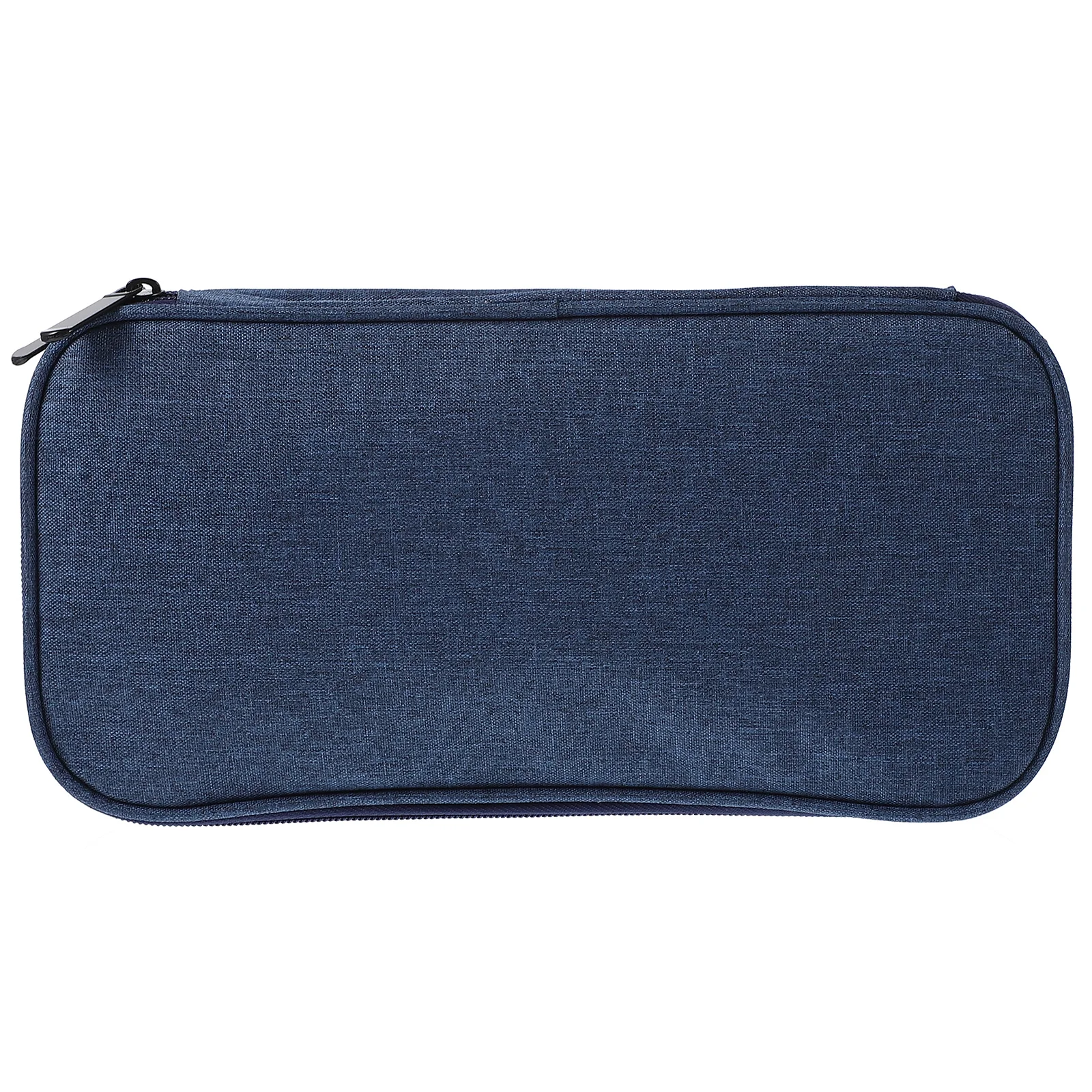 

Knitting Needles Organizer Crochet Storage Holder Compact Easy Access Pouch for Knitting Tools Dark Blue Crochet Hooks Bag