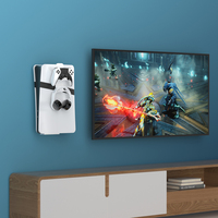 For PS5 Pro/PS5 Slim/PS5 Wall Mounted Console Stand Controller Headset Hanger Wall Mount Storage Bracket Host Wall Mount Bracket