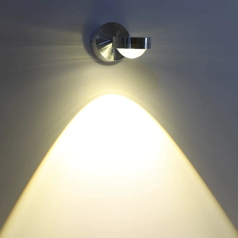 

Modern Minimalist Style Human Body Sensing Wall Lamp Corridor Hallway Staircase Foyer Background LED Industrial Wall Light