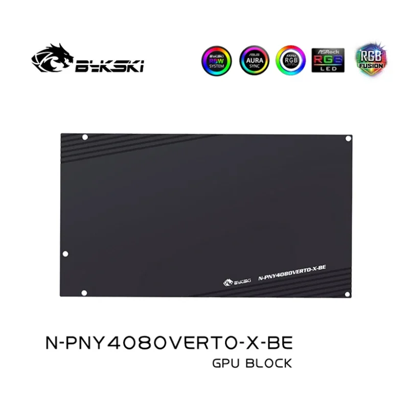 Bykski Water Block Use for PNY GeForce RTX 4080 Super Founders Edition GPU Card / 0.3mm Jet Micro-waterway N-PNY4080VERTO-X