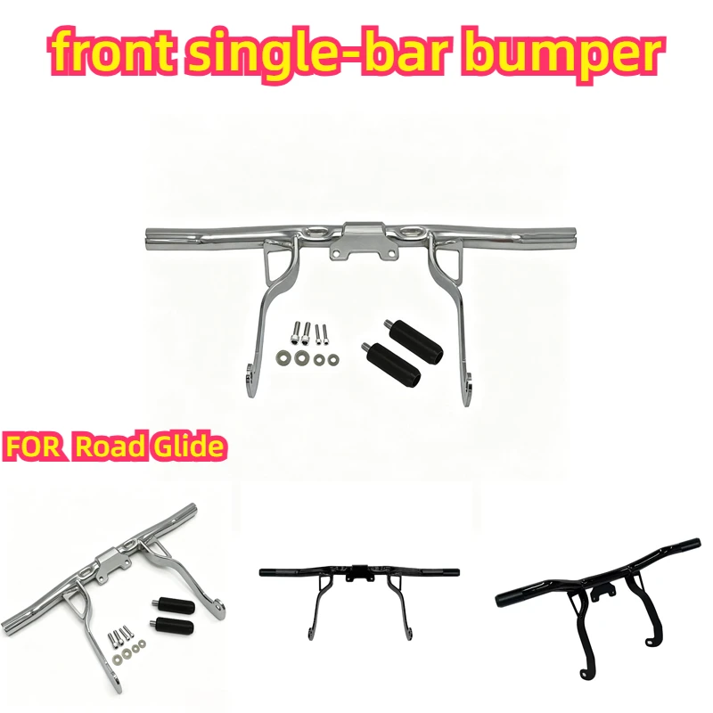 

Motorcycle Front Straight Crash Bar Engine Guard Falling Protector Highway Bar Fit For Road Glide