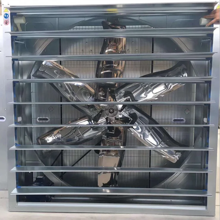Stainless Steel Push-Pull Suction Fan Ventilation Exhaust Blower New Condition for Greenhouse and Poultry House