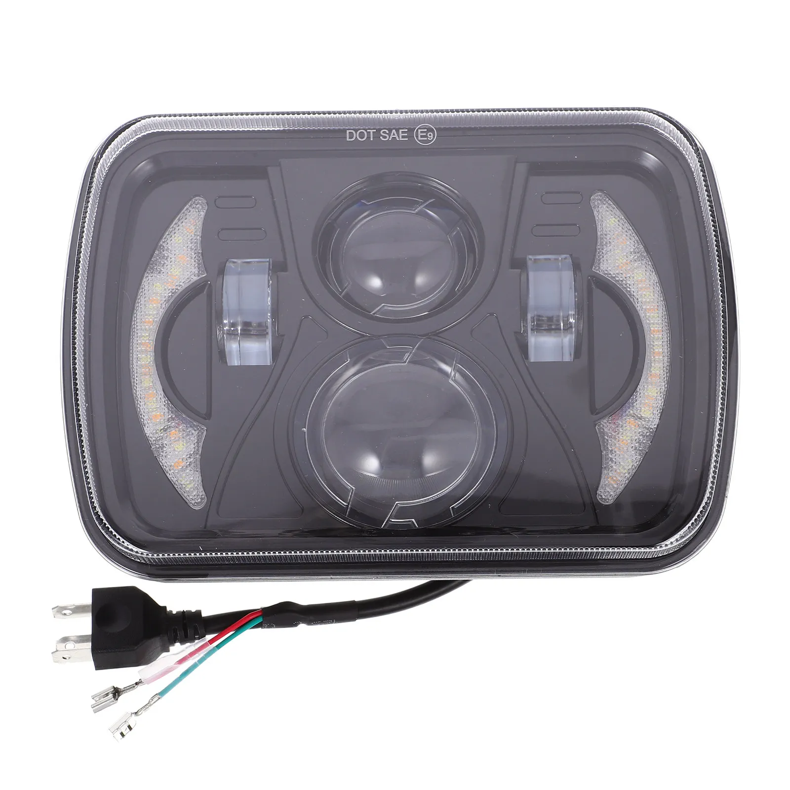 

1 шт. светодиодная фара для внедорожников и грузовиков, прочная, водонепроницаемая, квадратная, яркая, автомобильные аксессуары