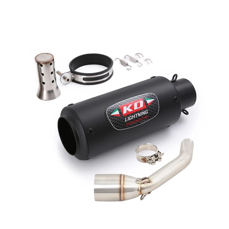 

51MM Muffler Mid Link Pipe For Honda MSX125 SF GROM 125 SF 2021-2023 Motorcycle Exhaust Escape Middle Tube DB Killer