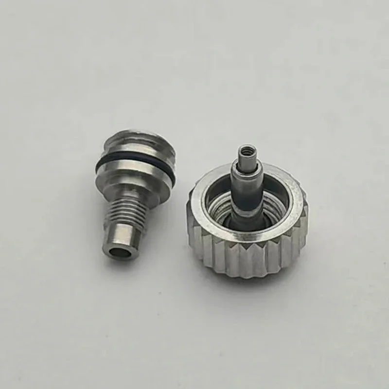 High Quality Stainelss Steel 8.0mm Watch Crown For RLX Deepsea 136660 Watches, Aftermarket Watch Parts
