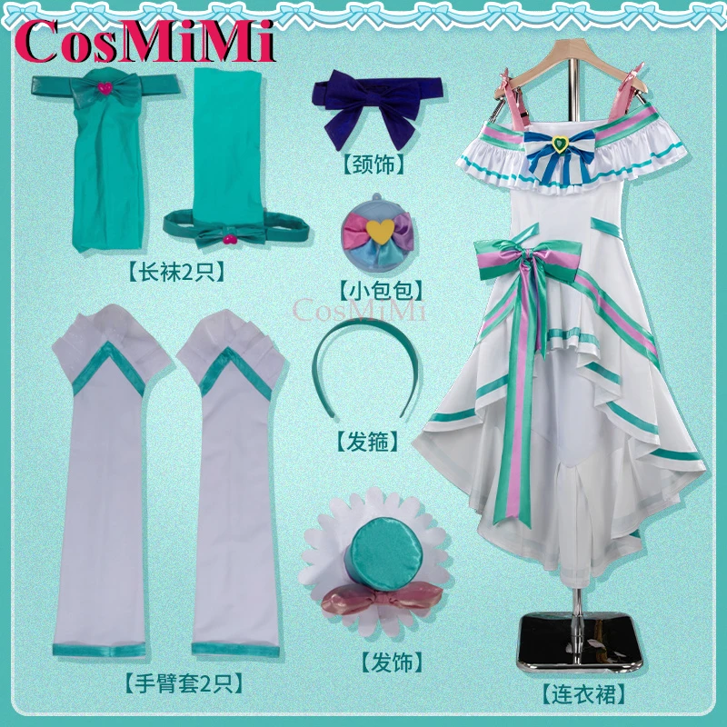 【مخصصة】لعبة CosMiMi الرائعة! علاج ليليان/نيكوياشيكي مايو تأثيري حلي فستان أنيق حفلة لعب الأدوار الملابس