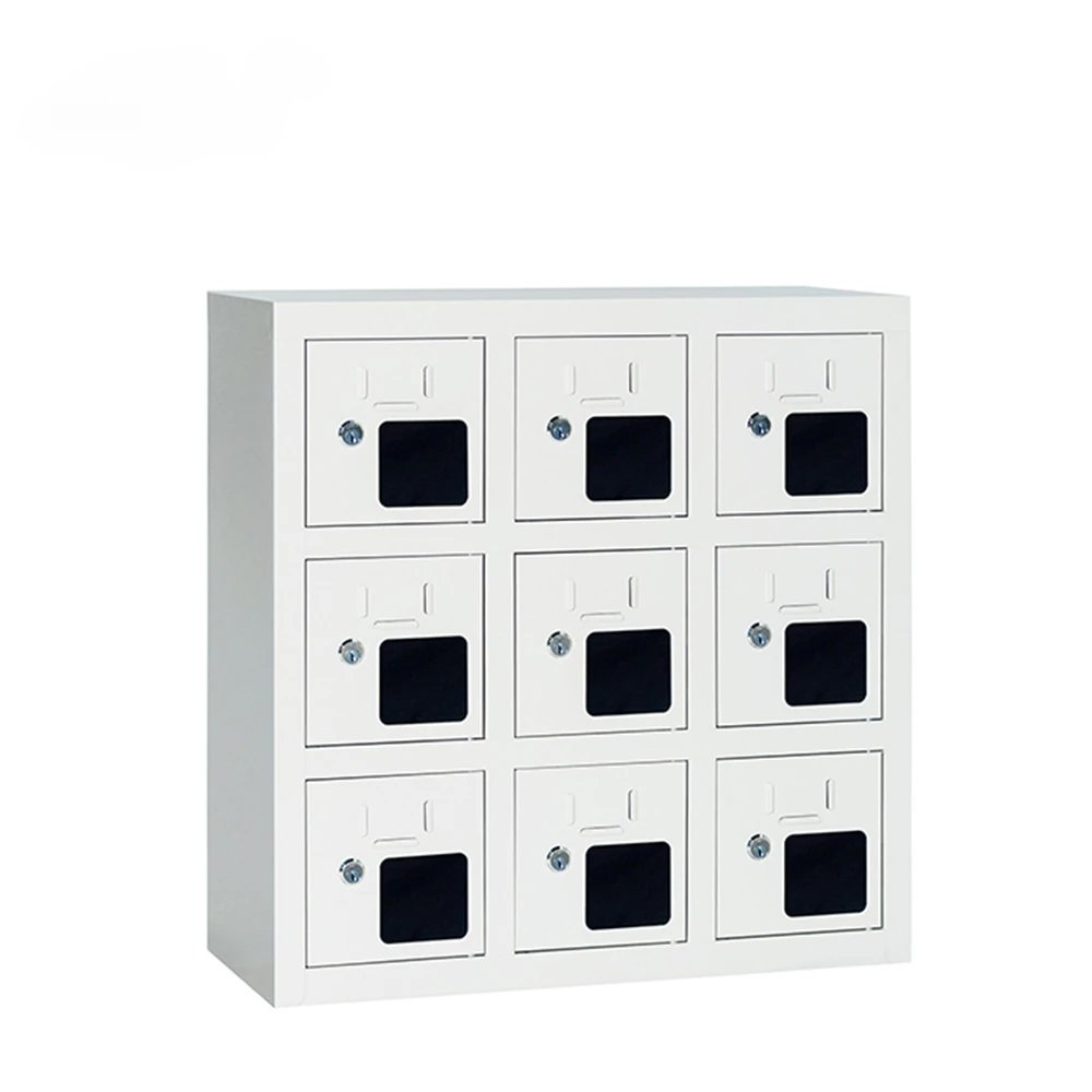 Mobile Phone Storage Cabinet Multi-purpose Key Lockers Cell Phone Charging Storage Locker Steel Cabinet