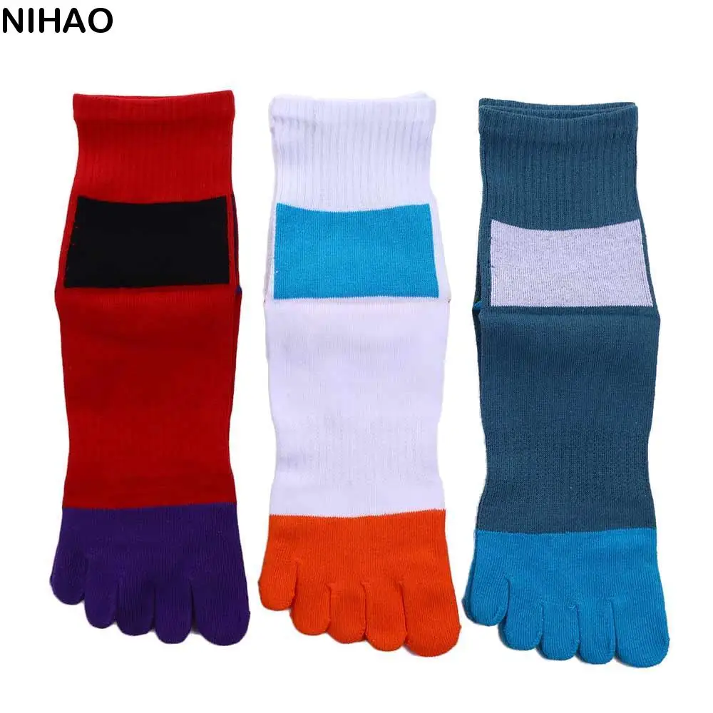 EU 38-44 Sport With Toes Anti-Sweat Organic Cotton Breathable Sweat Socks Toe Socks Dress Socks With Toes Five Finger Socks