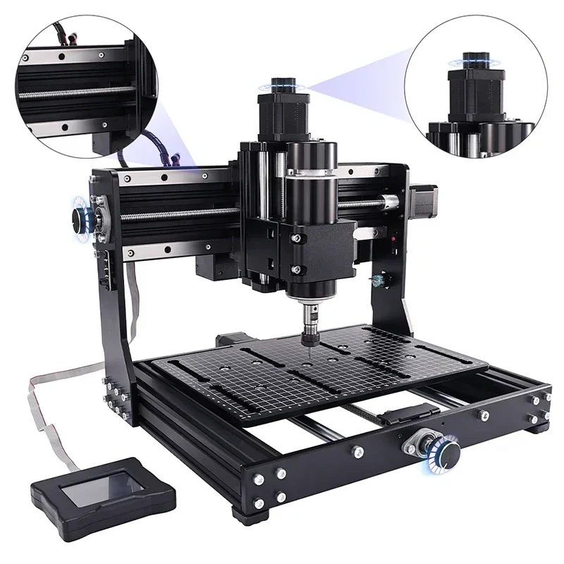 CNC Machine 3020 Plus Laser Engraver Metal Engraving 500W Spindle GRBL Control DIY Milling Machine Wood Router 20W 40W Laser
