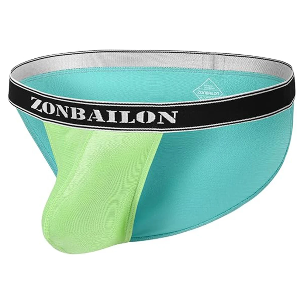ZONBAILON Men's Underwear Stretch Pouch Sexy Low Rise Briefs with Bulge Enhancing Briefs For Men