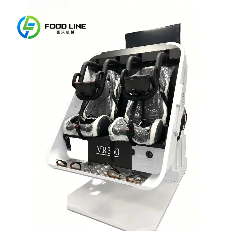 Customize 2 Seats 360° Rotation VR Game Machine New Arcade Manufacturer 720° Flip Virtual Reality Motion Simulator Game Console
